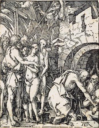 ALBRECHT DÜRER Two woodcuts from the Small Passion.
